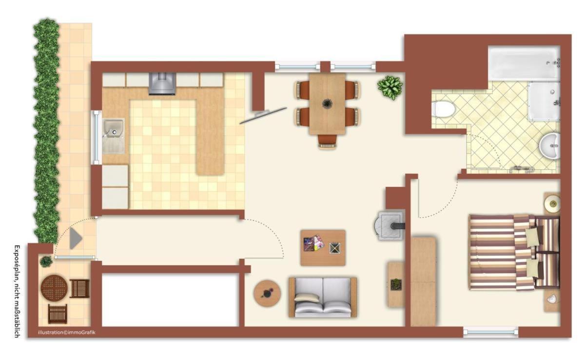 Haus Buett Apartment Rostock Bagian luar foto